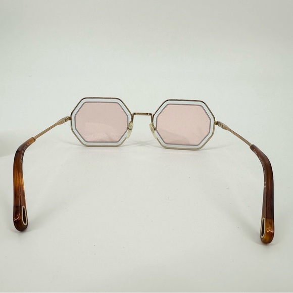 Chloe CE146S Tally Octagonal Sunglasses Pink Lens main image 13
